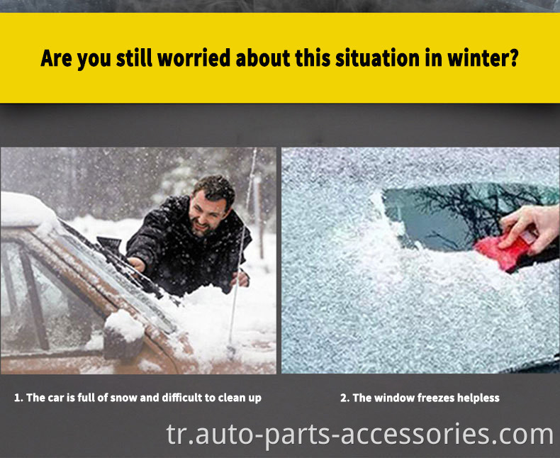 En iyi satış kış don koruyucusu anti-strom ön cam manyetik araba kar kalkanı